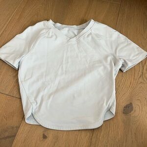 lululemon athletica Light Gray Short Sleeve Tee